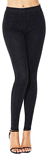 Women's Elastic High Waisted Jeans