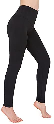 Black Leggings for Women High Waisted Stretch Leggings Full-Length