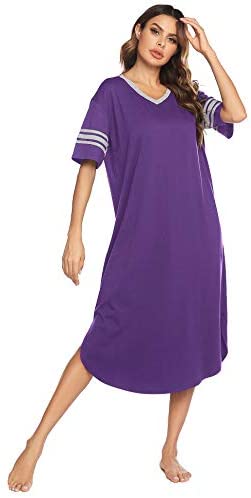 Women's V Neck Loungewear  Loose Sleepwear