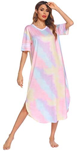 Women's V Neck Loungewear  Loose Sleepwear