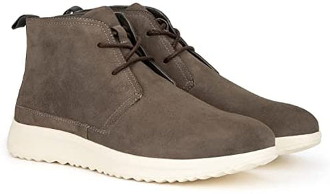 X RAY Reserved Footwear New York Men's Baryon Fashion Casual Synthetic Leather High Top Sneakers, Drawstring Lace-Up, Round Toe, Ethylene Vinyl Acetate Outsole
