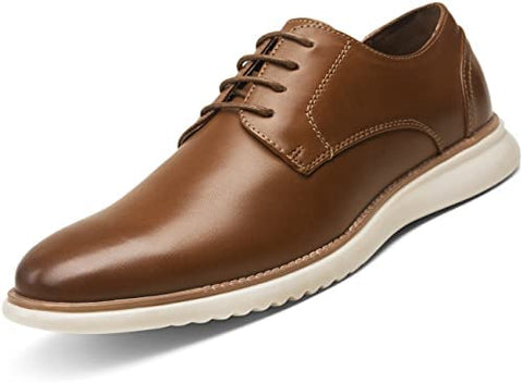 Men's Dress Shoes Brogue Formal Lace Up Oxfords Shoes