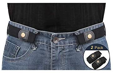 No Buckle Invisible Elastic Stretch Belt for Men/Women Fits waist 24-50in Father Day Gift
