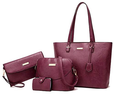 YNIQUE Satchel Purses and Handbags for Women Shoulder Tote Bags Wallets