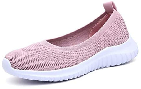 konhill Women's Comfortable Walking Shoes - Tennis Athletic Casual Slip On Sneakers