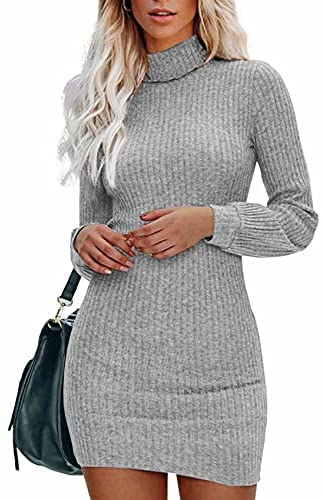 Women's Turtleneck Sweater Dress
