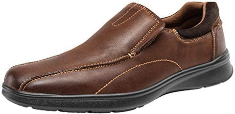 Men's Jungle Moc Casual Loafers Leather Slip-on Walking Shoes