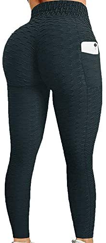 Karlywindow Butt Lifting Leggings for Women High Waist Tummy Control Yoga Pants Workout Scrunch Booty Leggings