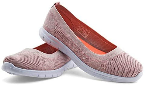 Women Knit Loafers Comfortable Slip on Flats Shoes