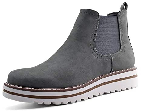 Womens Chelsea Elastic Ankle Boots Waterproof Flat Boots