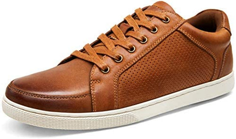 Men's Sneakers Leather Casual Shoes Breathable Business Casual Oxford Fashion Sneaker