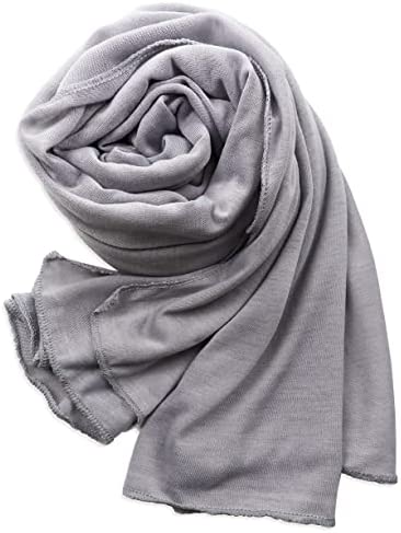 Vabovin stretch jersey long scarf light weight turban for women head wraps 71 * 32 inches