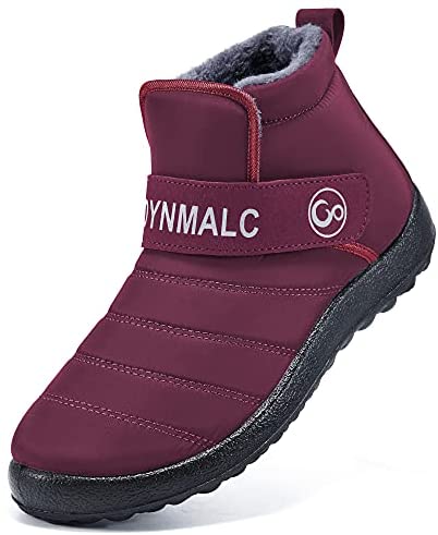 Womens Winter Snow Boots Waterproof Slip On Ankle Booties Fashion Warm Fur Lined Short Boot Comfortable Outdoor Work Shoes