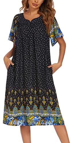 Women's Nightgown Short House Dress