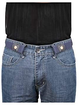 No Buckle Invisible Elastic Stretch Belt for Men/Women Fits waist 24-50in Father Day Gift