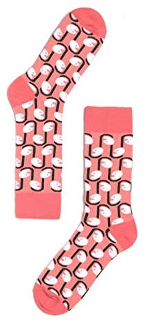 UIN Men Women's Sneaker Sock Art Painted Color Cotton Breathable Socks
