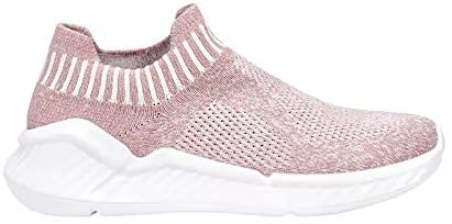Women Casual Sock Walking Sneakers Breathable Slip On Knit Shoes