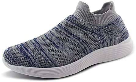 Women Casual Sock Walking Sneakers Breathable Slip On Knit Shoes