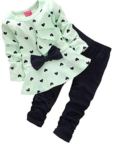 Baby Girls Infant Clothing Set Long Sleeve T Shirt Pants Kids Toddler Children Tops Outfits