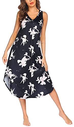 Women's Sleeveless Long Full Slip Night Dress