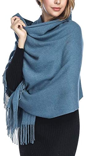 Extra Large Thick Soft Cashmere Wool Shawl Wraps for Women - PoilTreeWing Pashmina Scarf