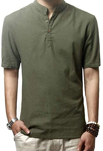 Men's Solid Button Closure Shirts