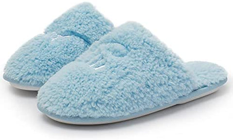 Katliu Women's Plush Slipper with Memory Foam Lightweight Indoor House Slippers Cozy Fluff Bedroom Slippers Spa Slippers Closed Toe