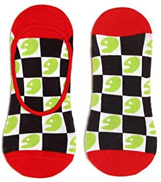 UIN Men Women's Sneaker Sock Art Painted Color Cotton Breathable Socks