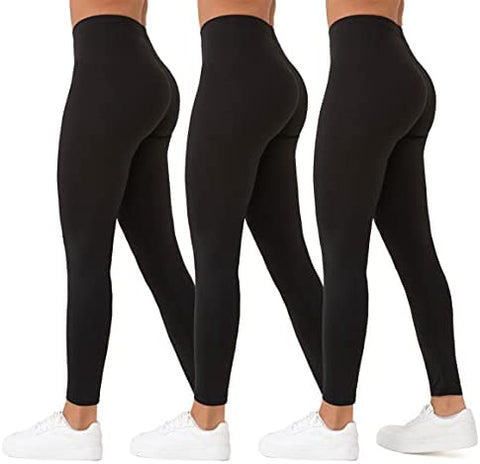 Leggings for Women, Stretch Mid-Rise Leggings, Not See Through Workout Leggings