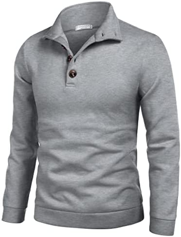 Men Casual Knit Pullover Sweatshirt Slim Fit Thermal Fashion Sweater