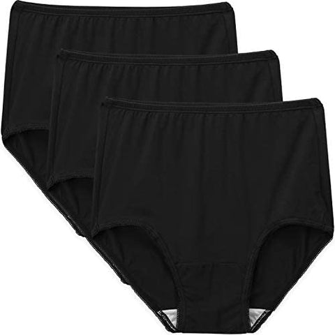 INNERSY Women's Multipack High Waisted Full Brief Panties Underwear