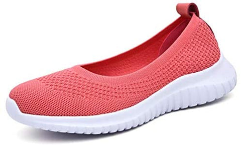 konhill Women's Comfortable Walking Shoes - Tennis Athletic Casual Slip On Sneakers