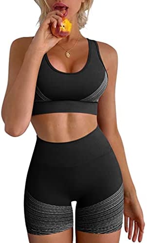 Women's Yoga 2 Piece Seamless Workout Outfits