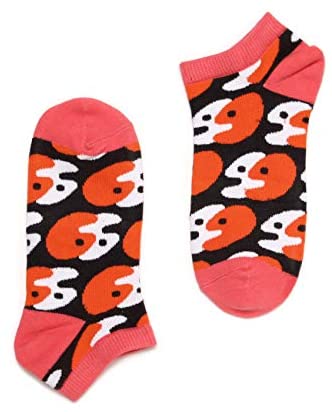 UIN Men Women's Sneaker Sock Art Painted Color Cotton Breathable Socks