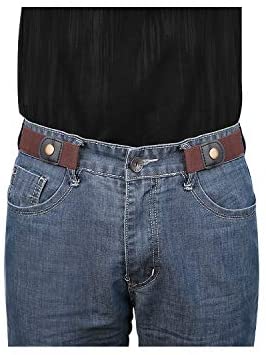 No Buckle Invisible Elastic Stretch Belt for Men/Women Fits waist 24-50in Father Day Gift