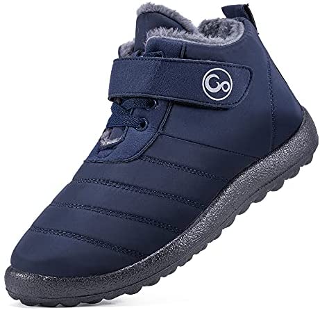Womens Snow Boots Waterproof Anti Slip Ankle Booties Warm Fur Lined Short Boots Comfortable Outdoor Shoes
