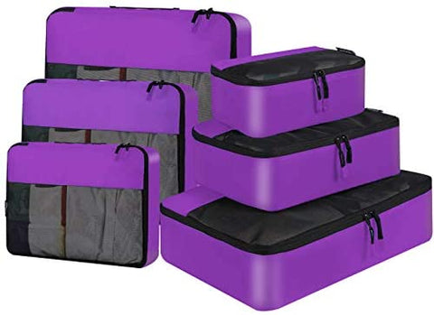 BAGAIL 6 Set / 8 Set Packing Cubes Luggage Packing Organizers for Travel Accessories