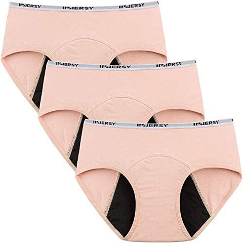INNERSY Big Girls' Period Panties Menstrual Underwear for First Period Starter 3-Pack