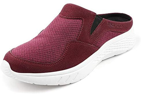 Womens Mule Sneakers - Walking Shoes for Women with Arch Support, Orthopedic Slip On Clog for Ladies