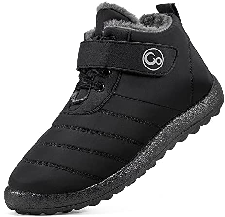 Womens Snow Boots Waterproof Anti Slip Ankle Booties Warm Fur Lined Short Boots Comfortable Outdoor Shoes