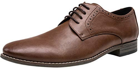 Men's Oxford Plain Toe Dress Shoes Classic Formal Derby Shoes