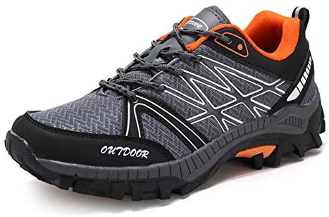 JINGJING Men Hiking Shoes Mesh Lightweight Breathable Shoes Outdoor Hiking Shoes