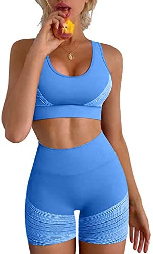 Women's Yoga 2 Piece Seamless Workout Outfits