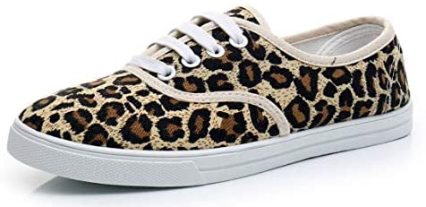 VenusCelia Women's Rainbow Canvas Lace Up SneakerⅡ