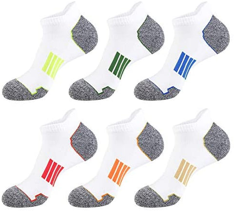 Mens Athletic Ankle Sports Running Low Cut Socks for Men 5 Pack