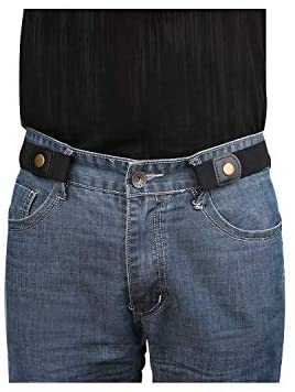 No Buckle Invisible Elastic Stretch Belt for Men/Women Fits waist 24-50in Father Day Gift