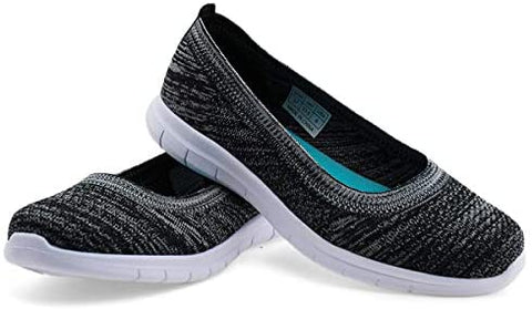 Women Knit Loafers Comfortable Slip on Flats Shoes