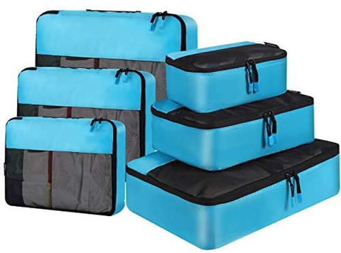 BAGAIL 6 Set / 8 Set Packing Cubes Luggage Packing Organizers for Travel Accessories