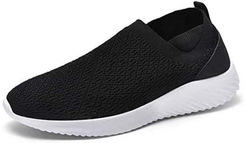 konhill Women's Comfortable Walking Shoes - Slip on Nursing Tennis Casual Work Sneakers