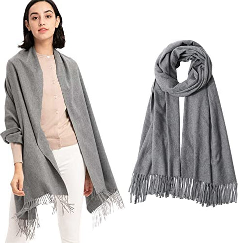 Pashmina Shawl and Wrap for Women Warm Pashmina Scarf Shawl Wrap Cashmere Feel Large Soft Wrap Warm Stole